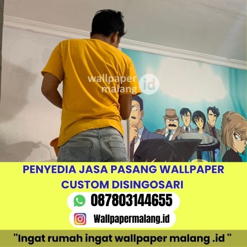 Penyedia jasa pasang wallpaper custom disingosari