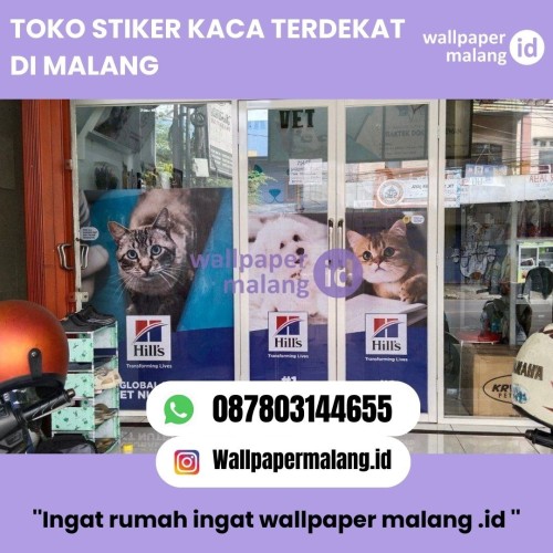 Toko stiker kaca terdekat di Malang