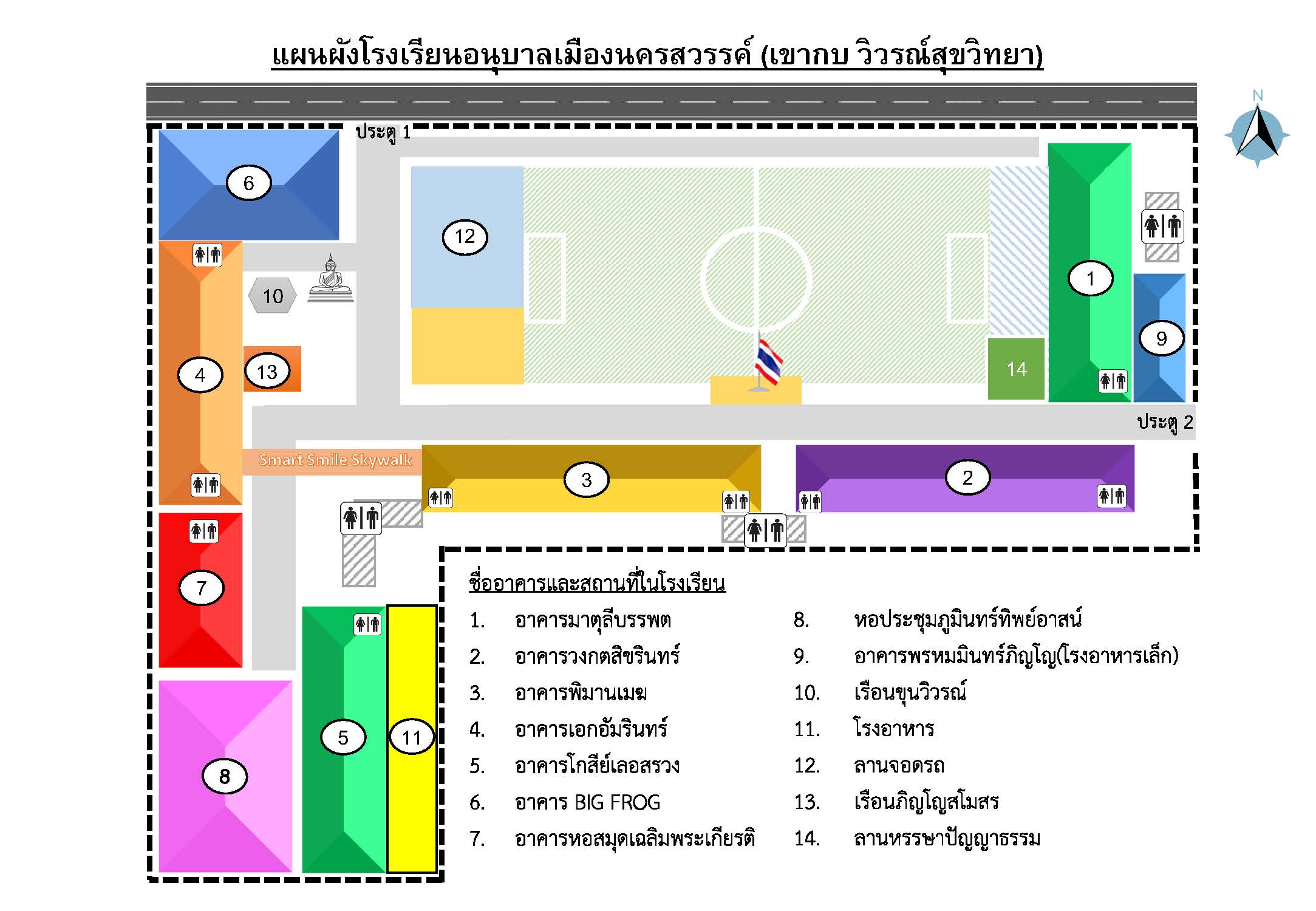 แผนผังสนามโรงเรียนอนุบาลเมืองฯ Page 1